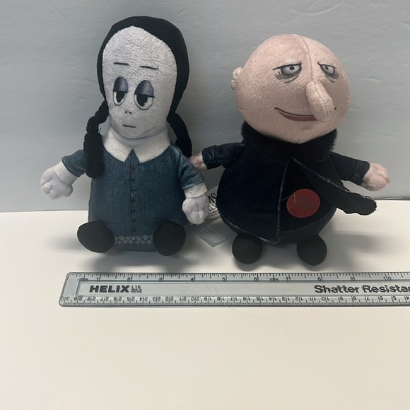 Addams family 2019 Uncle Fester And Wednesday Dolls Plush - Picture 8 of 8